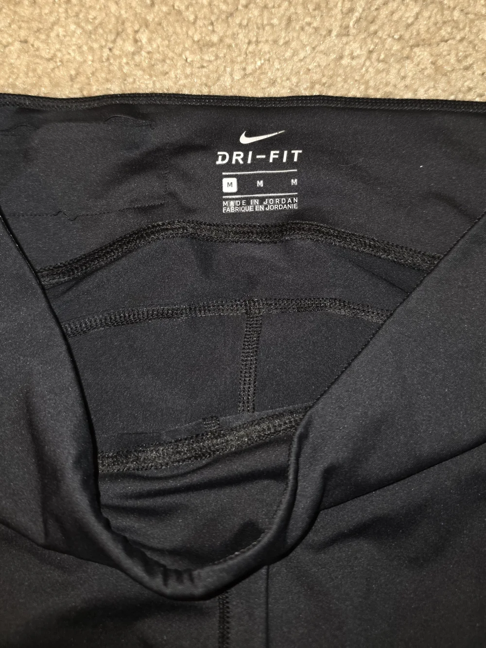 Nike Dri-FIT Womens Leggings Capris Pull On Ankle Skinny Stretch Size M